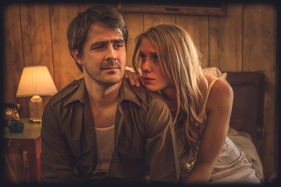 Damon C. Mentzer as Eddie and Holly Cliford as May in the play Fool for Love. ￼Phtotos courtesy of The Playhouse Theater