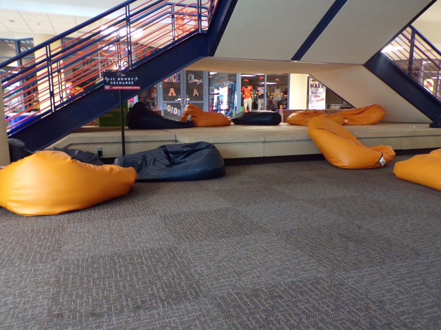bean bag chairs in the UC