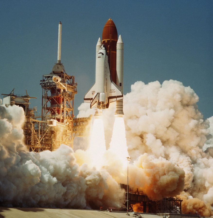 In 1986, The Space Shuttle Challenger exploded during its 10th mission run. Ronald E. McNair, namesake of the McNair Scholars Program, was one of the seven crew members killed onboard. Photo Courtesy of Creative Commons