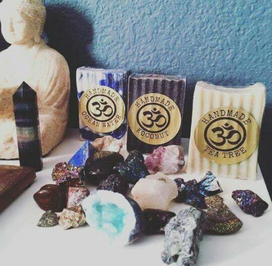 Handmade brand bar soaps available for purchase at Gypsy Market. Courtesy of Coexist Festival