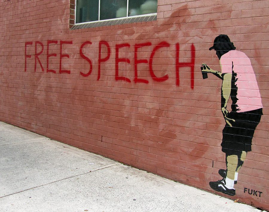 mural about free speech