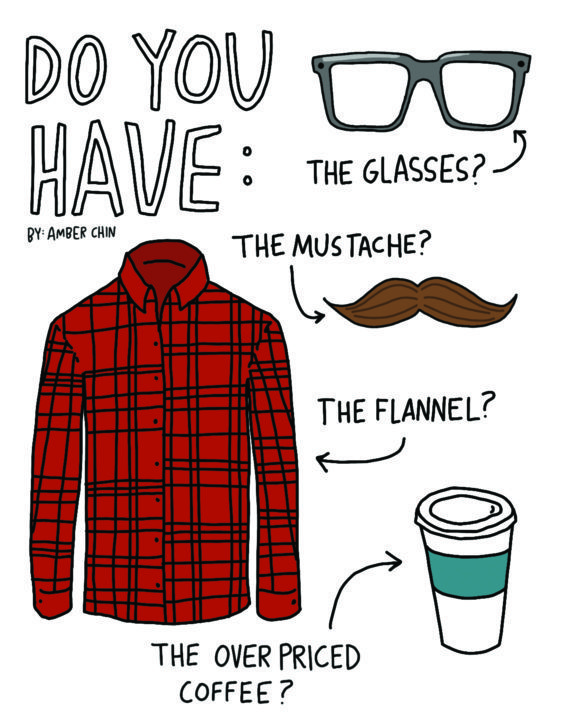 Various hipster items