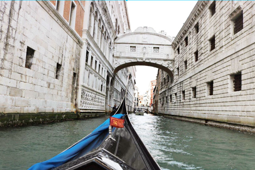 Gondola rides through Venice, Italy. UTSA recently decided to recall all students, faculty and staff from Italy
study abroad programs. 