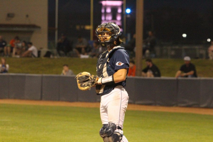 Nick Thornquist is the senior catcher for the baseball team. He is beginning his second season for the Roadrunners.