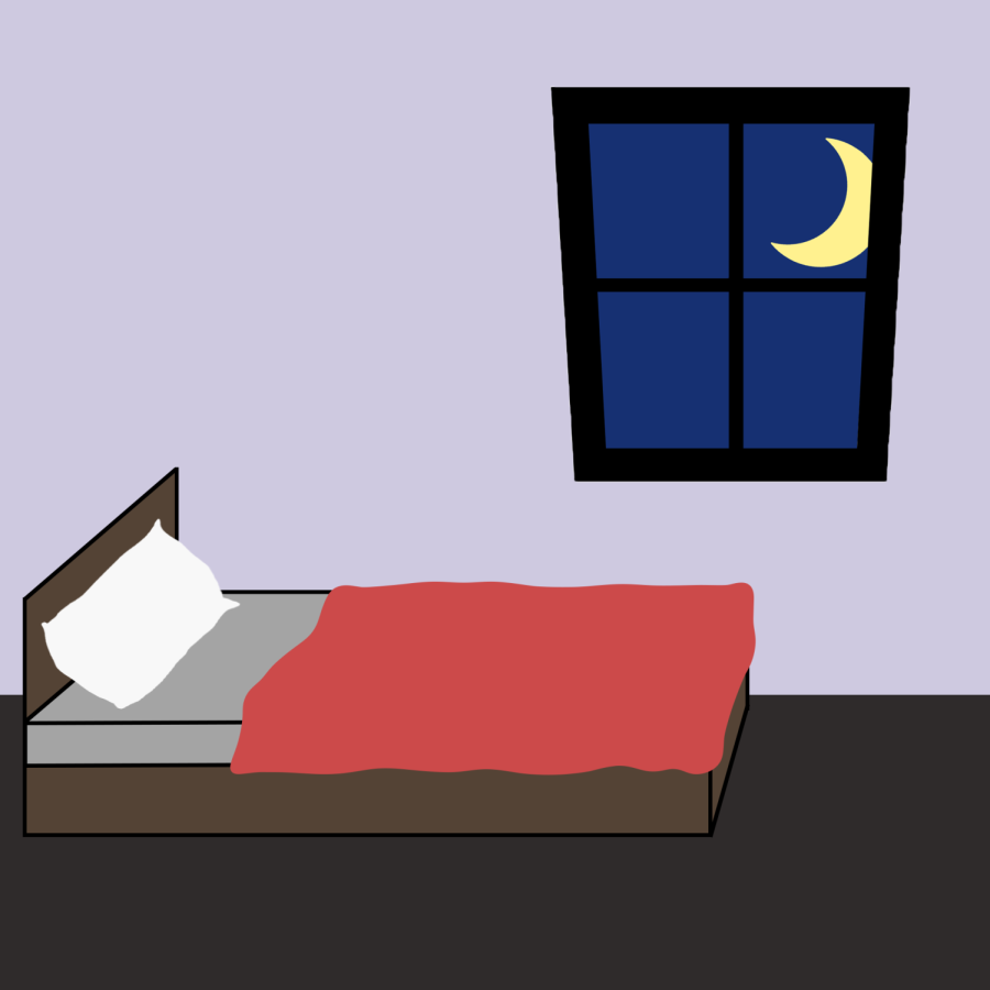 bed and window graphic (Senna Peek)
