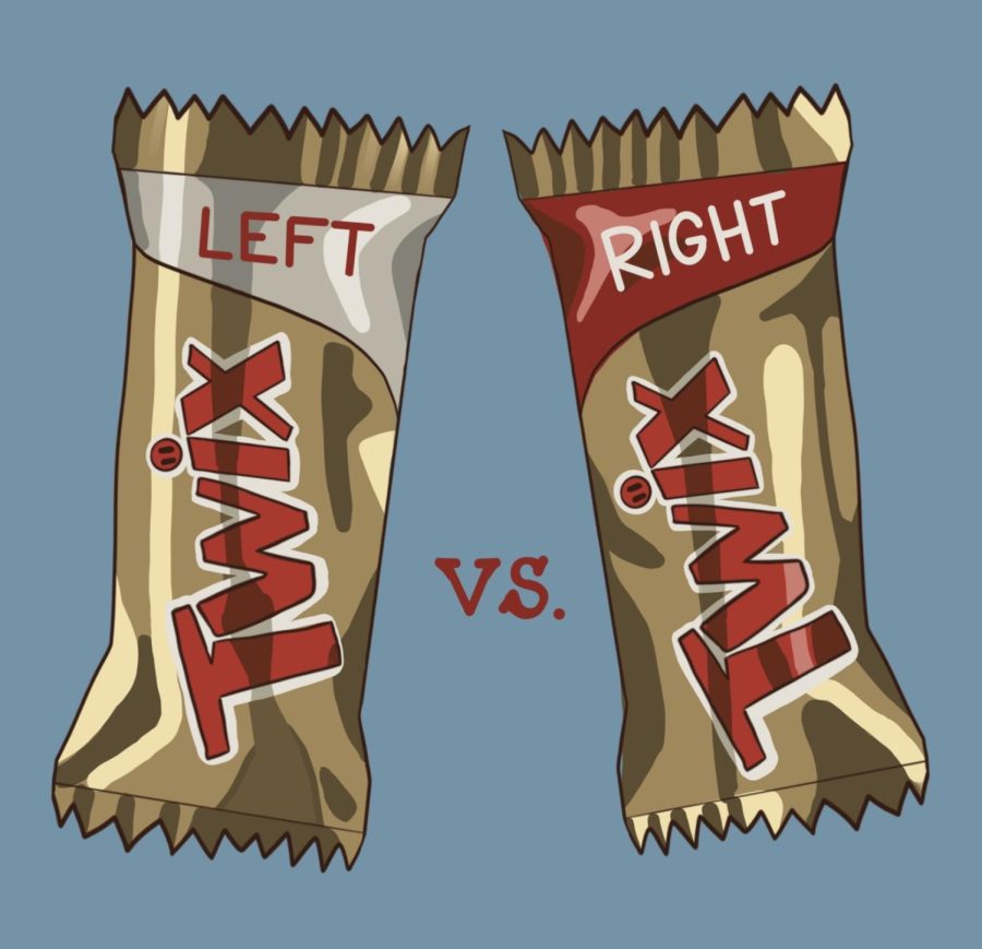 Politically left, TWIX-ically right