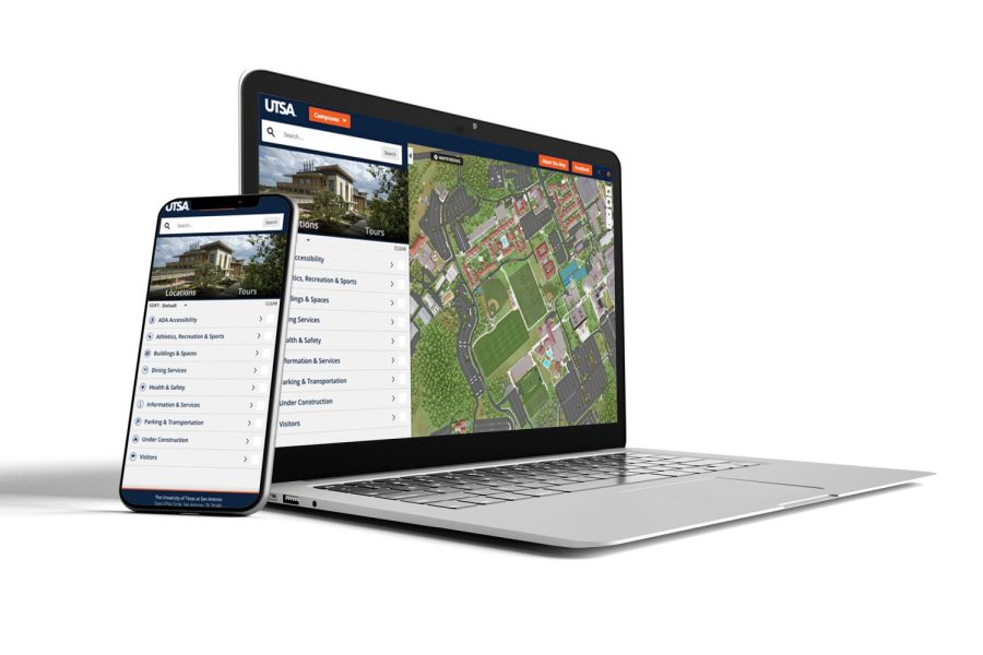 Updated campus map provides functional search and modernized design