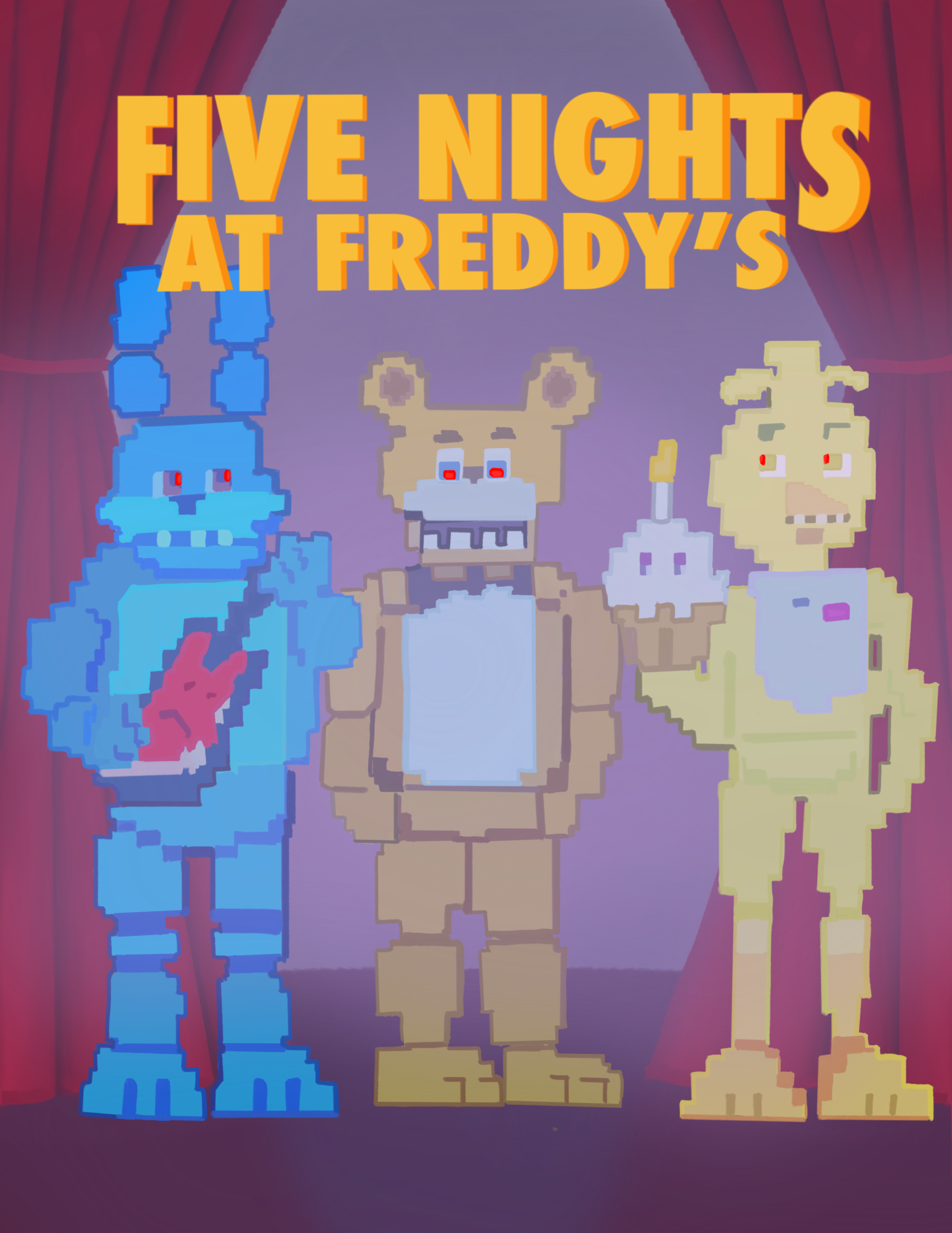 Baby Look Raglan Five Nights At Freddy's Nightmare