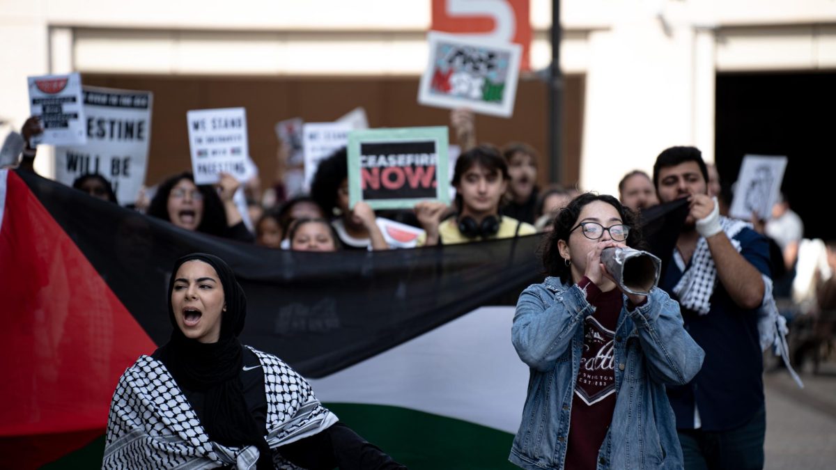 Students walk out for a second time in support of Palestine