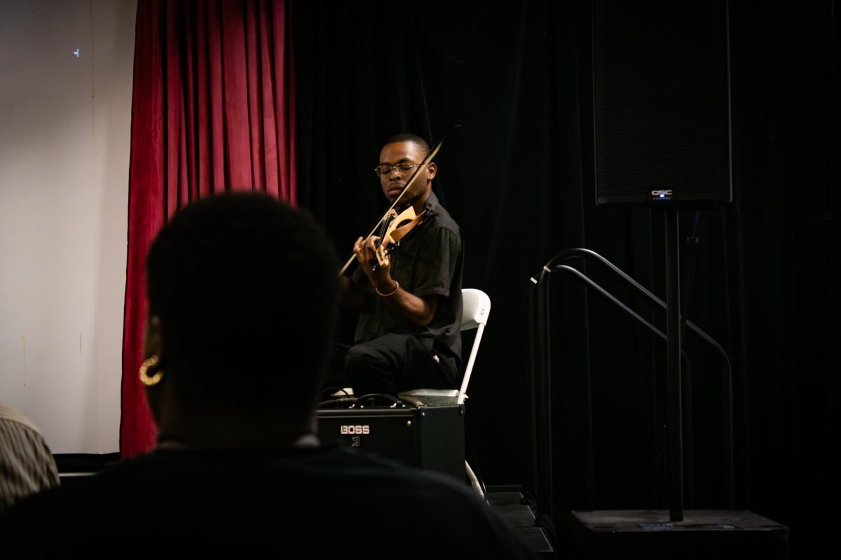 The presentation took place at at the Esperanza Peace & Justice Center, known for hosting free arts events and community programming.