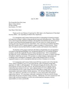DHS responds to Mayor’s detention center letters
